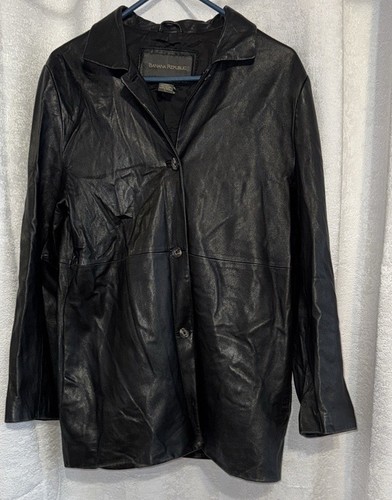 Banana Republic Leather Jacket L - photo 2