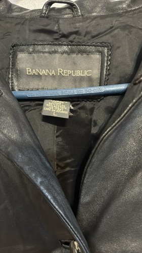 Banana Republic Leather Jacket L - photo 3