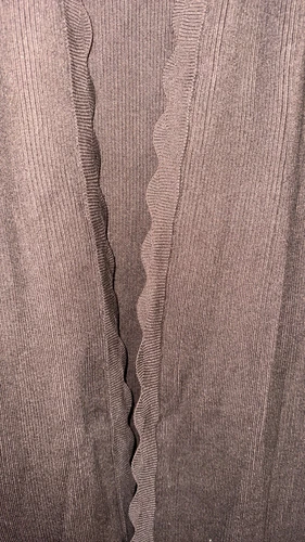 CABLE & GAUGE Brown Long Sides Boho Open Front Waterfall Cardiga - photo 3