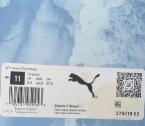Puma Blue and White Artistic Athletic Shoes Size 11 - photo 4