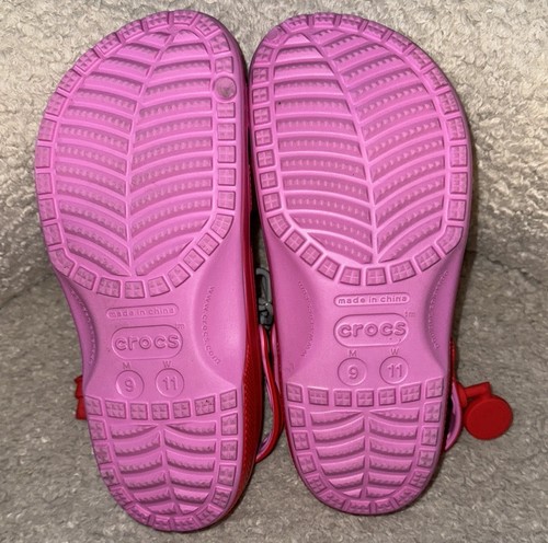 CROCS Pink Slippers with Ventilation Holes and Adjustable Strap - photo 2