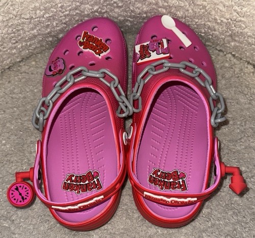 CROCS Pink Slippers with Ventilation Holes and Adjustable Strap - photo 3