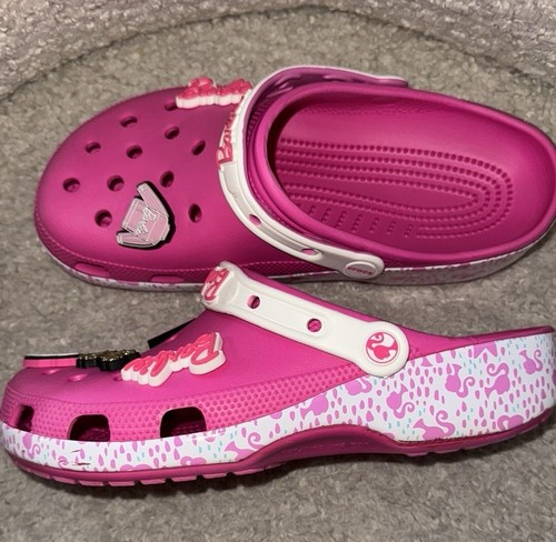 Barbie CROCS Pink Sandals Ventilation Rotating Heel Strap M9/W11 - photo 4