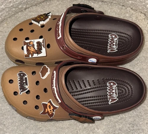 CROCS Brown Slippers with Classic Perforations and Heel Strap Si - photo 3