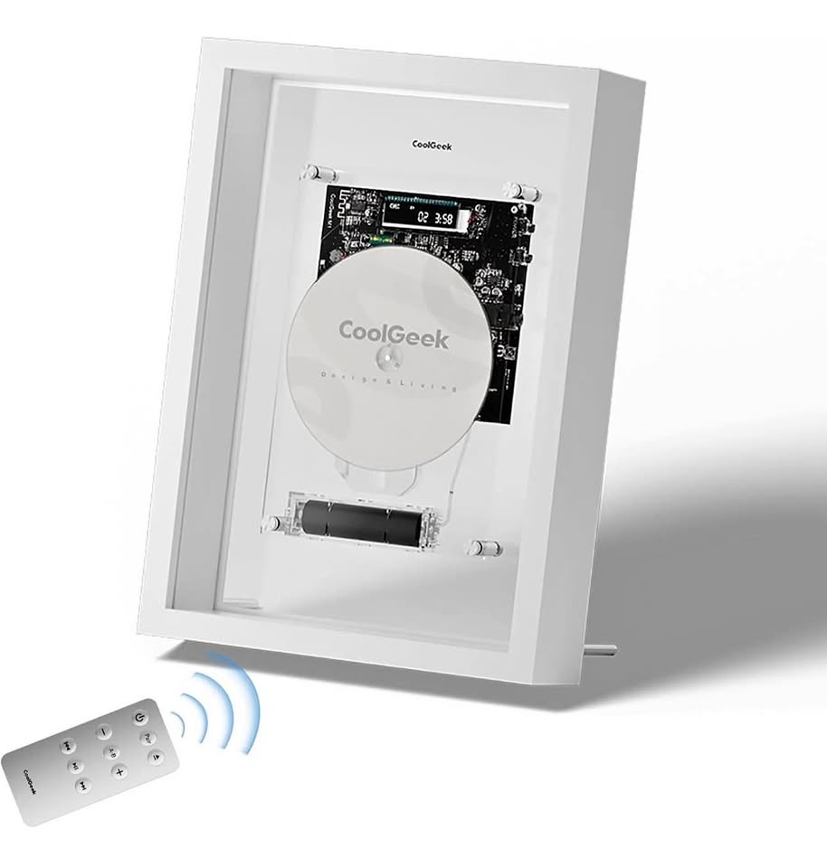 M1 Transparent CD Player with Bluetooth & Remote – Hi-Fi Sound