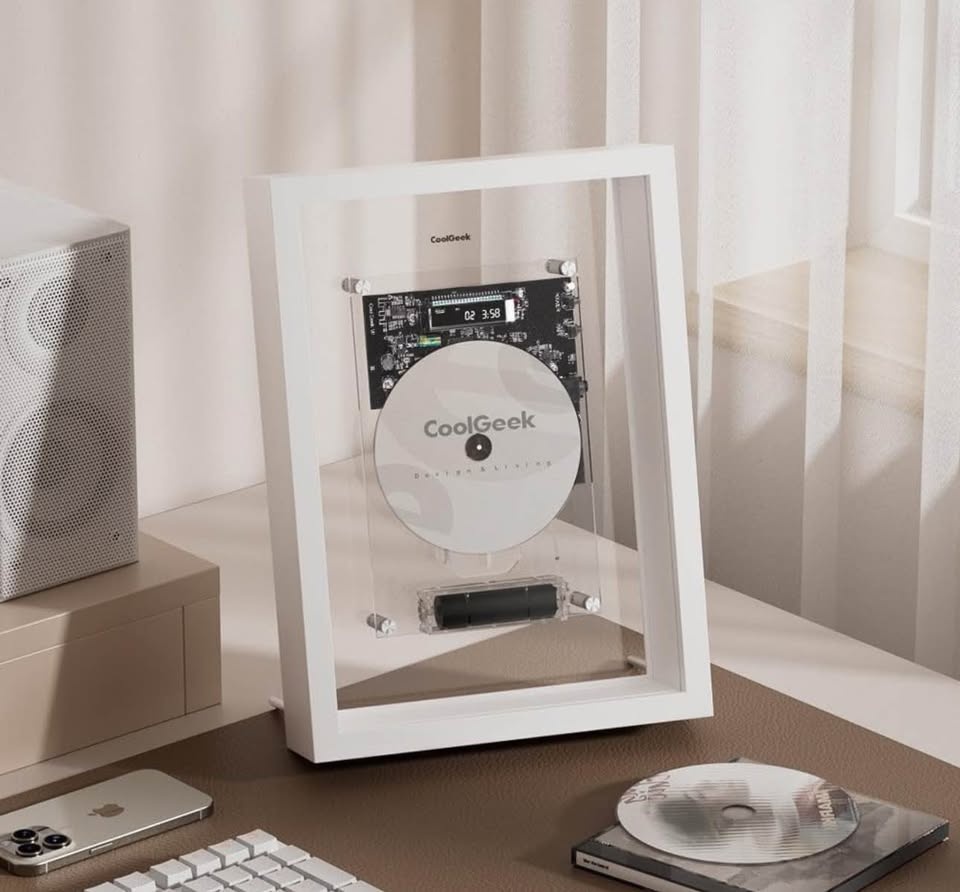 M1 Transparent CD Player with Bluetooth & Remote – Hi-Fi Sound - photo 4