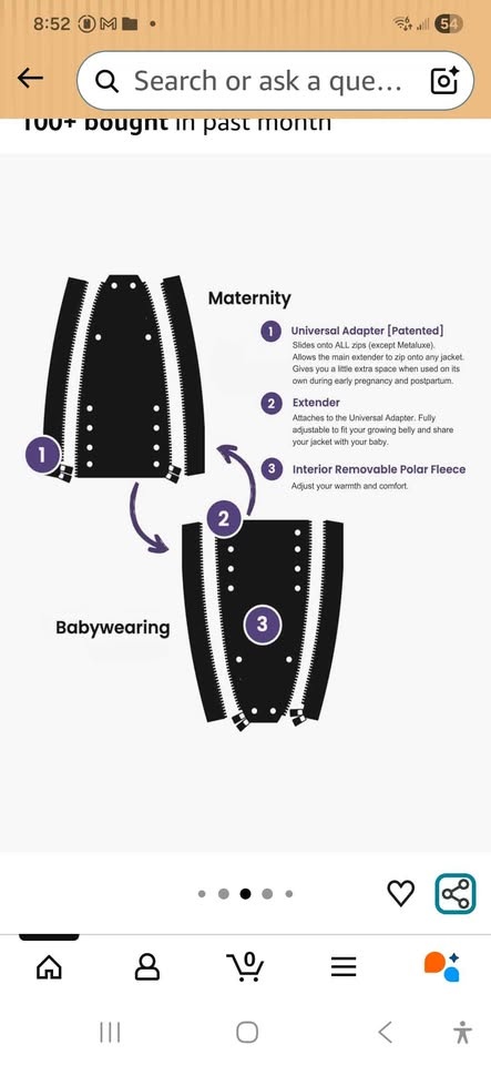 Make My Belly Fit Jacket Extender for Maternity/Babywearing - photo 3