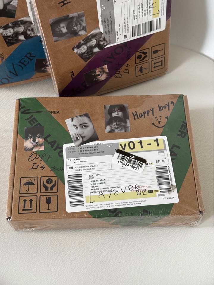 BTS V [LAYOVER] Album 3 Ver SET - photo 3