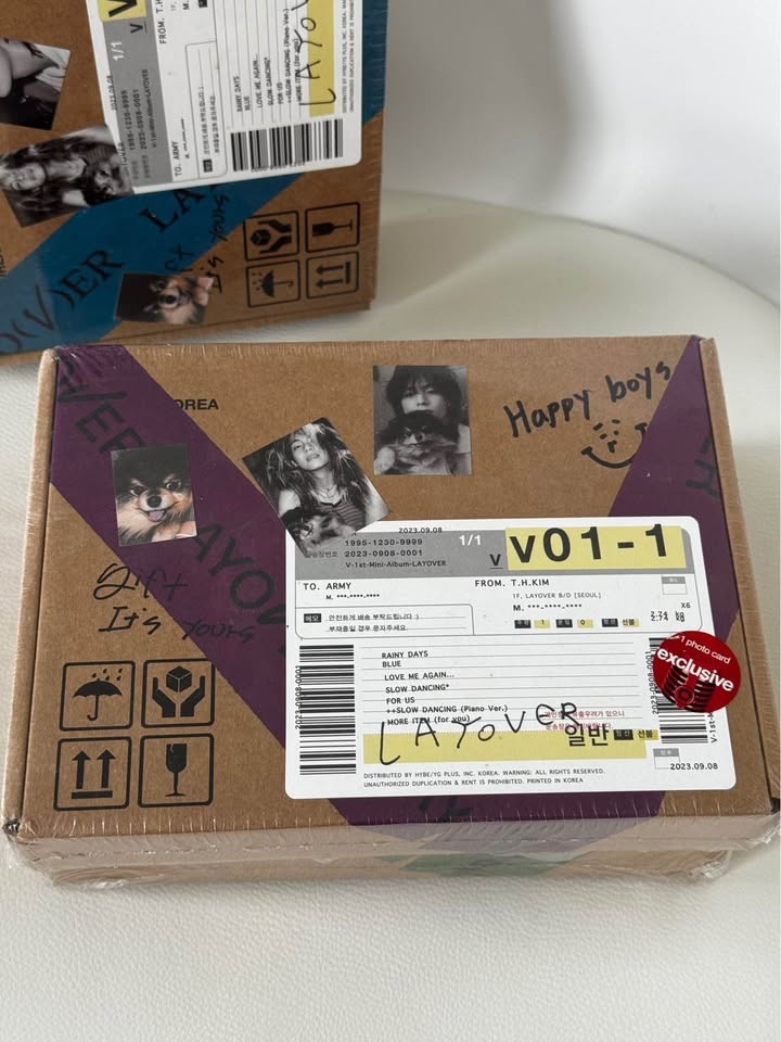 BTS V [LAYOVER] Album 3 Ver SET - photo 4