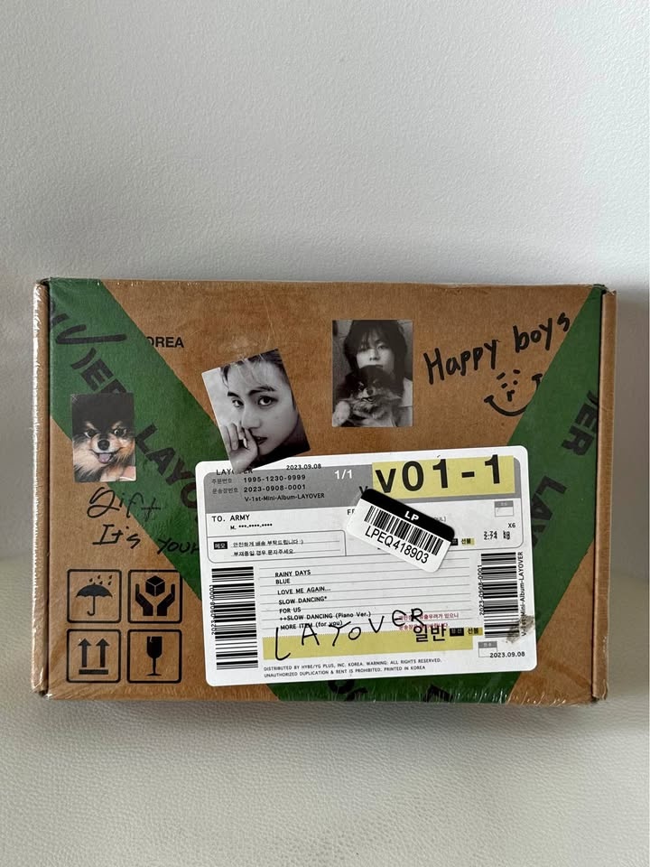 NEW SEALED Layover Album (Green Version) BTS V Taehyung