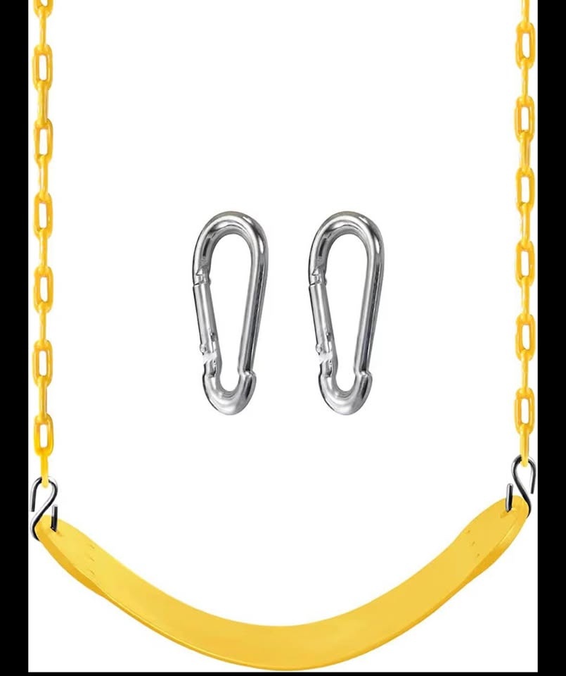 Outdoor Swing Set with Heavy Duty Chains