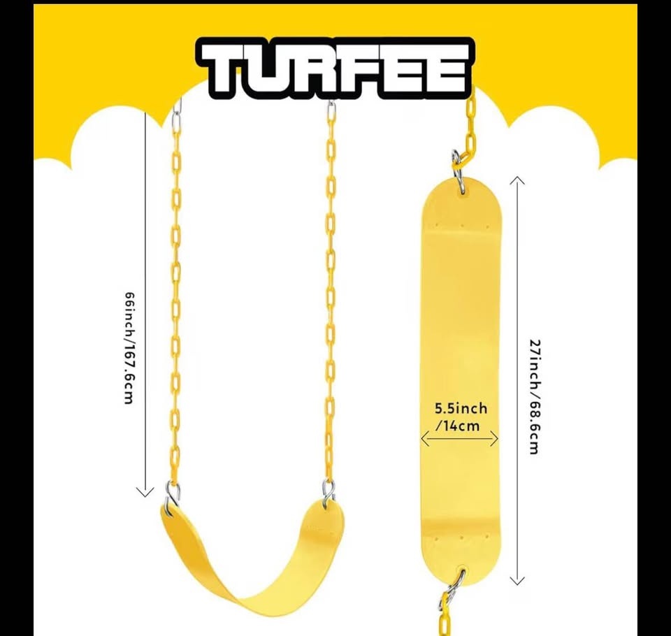 Outdoor Swing Set with Heavy Duty Chains - photo 5