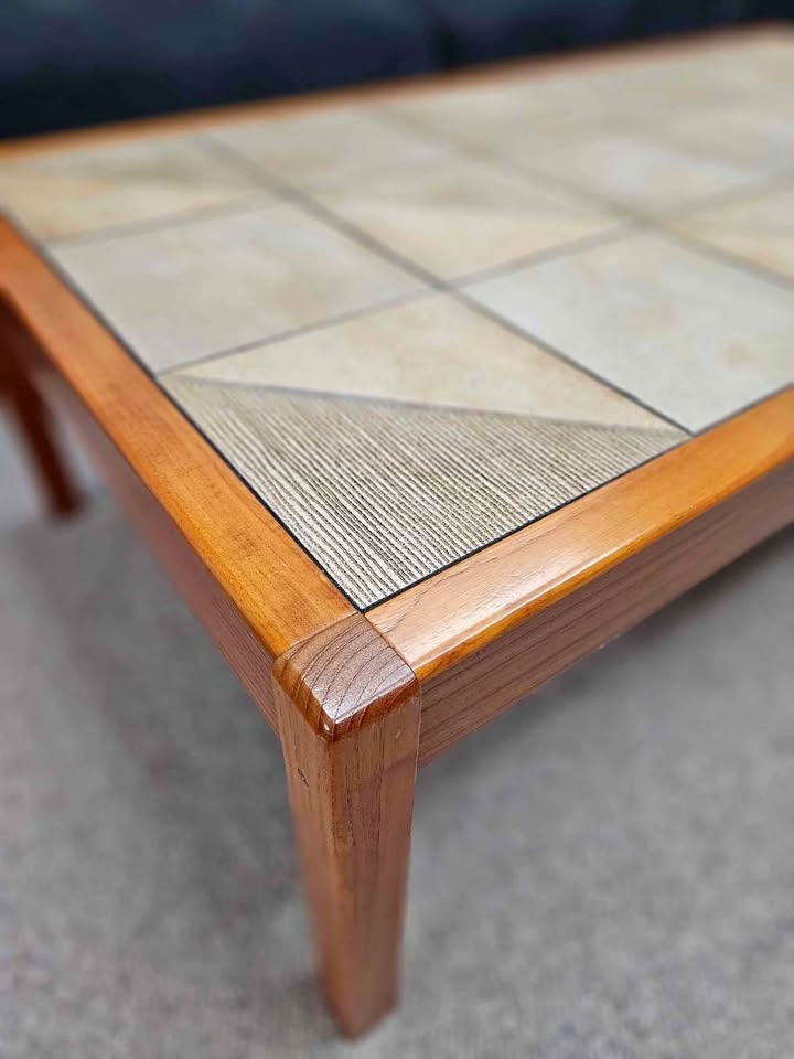 MCM Danish Coffee Table and Side Table by Gangso Mobler