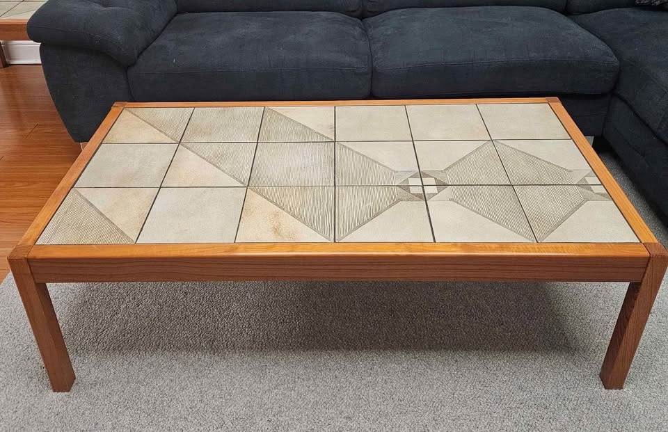 MCM Danish Coffee Table and Side Table by Gangso Mobler - photo 3