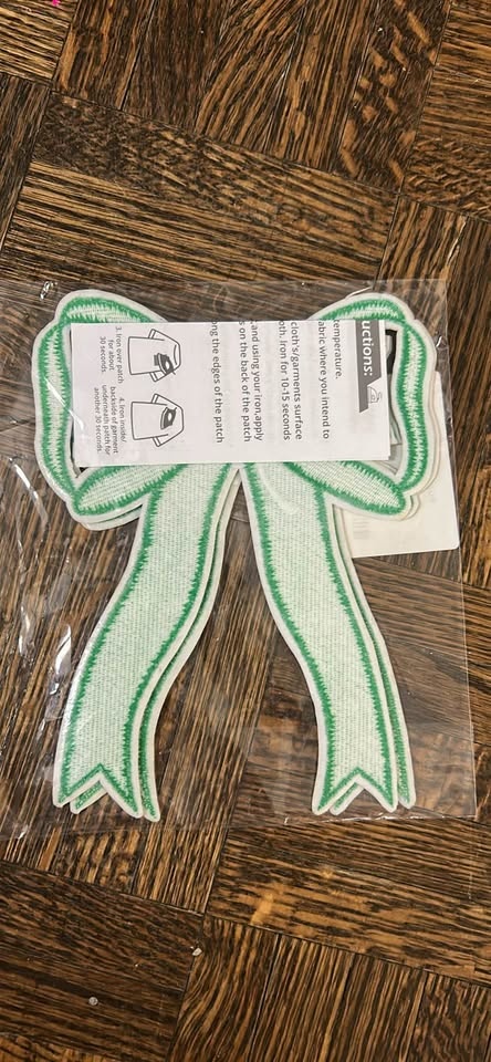 St. Patrick’s Day Iron On Bow 2 Pack - photo 2