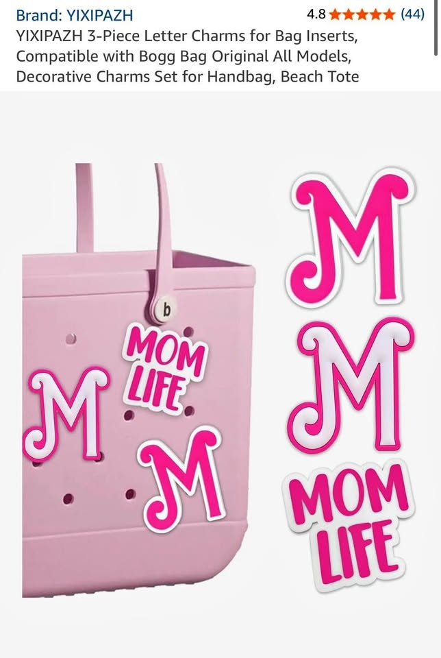 Bogg Bag Letter Charms – 11 Pieces