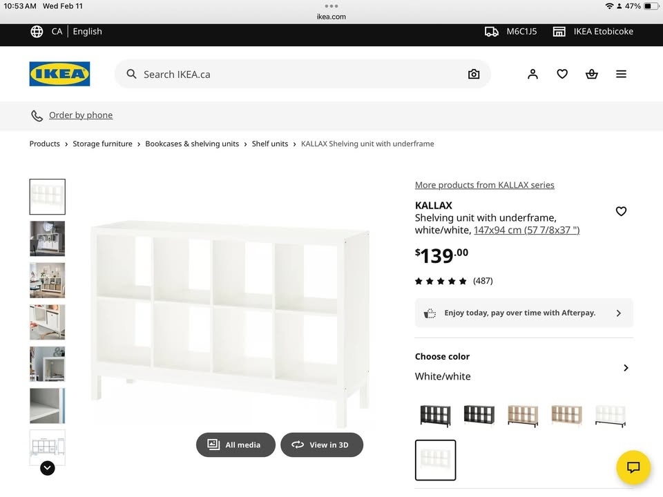 White/Silver Shelving Unit with Underframe - 147x94 cm - photo 4