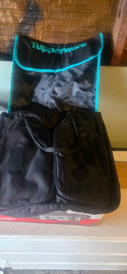 Tupperware Consultant Bag Large Tote - Black and Blue🏆 - photo 2