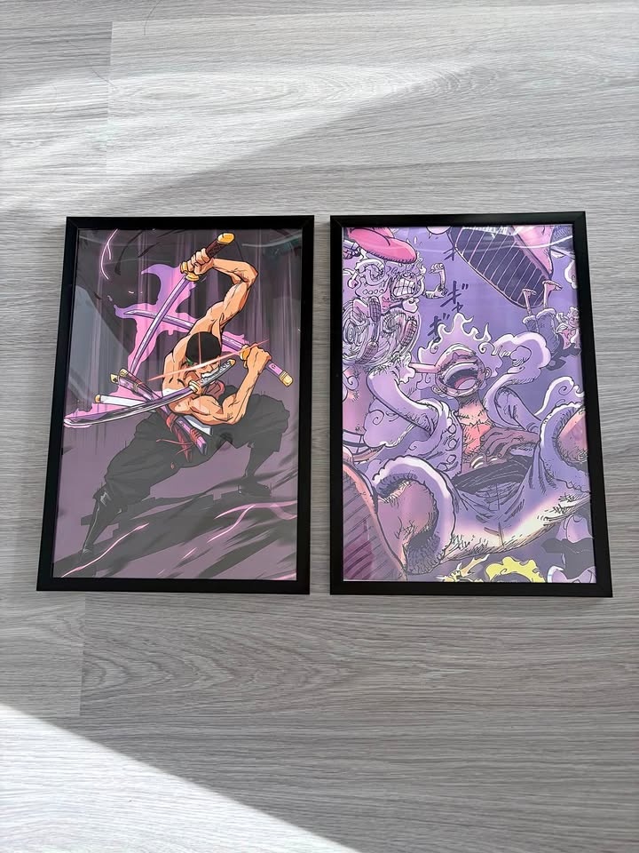 One Piece Wall Art Print Posters Frameless