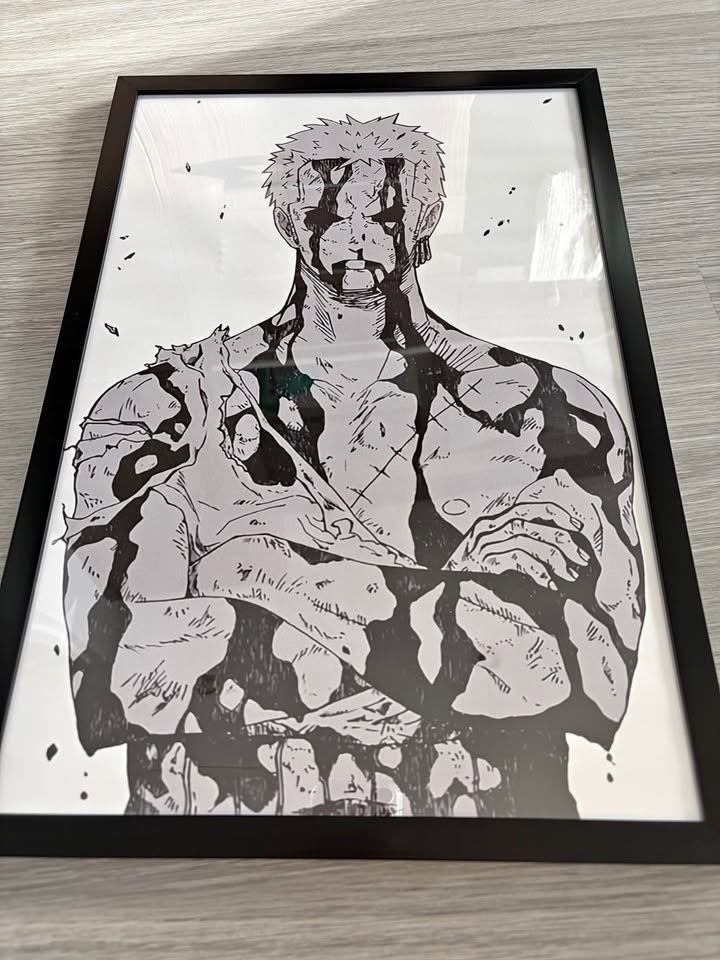 One Piece Zorro Wall Art Print Poster