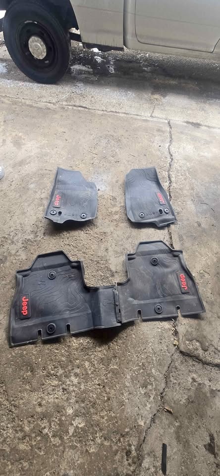 MOPAR All Weather Floor Mats for Jeep Wrangler JL 4xe (2021-2025