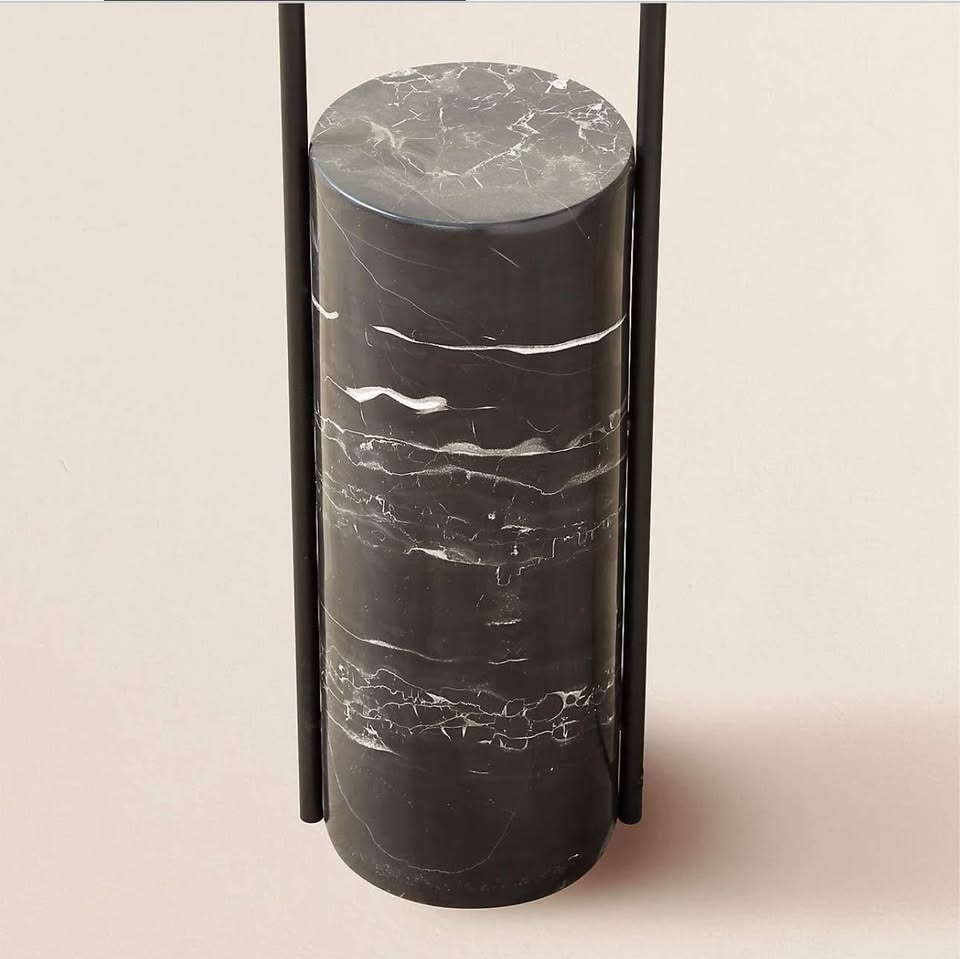 Polo Black Marble Floor Lamps - photo 3
