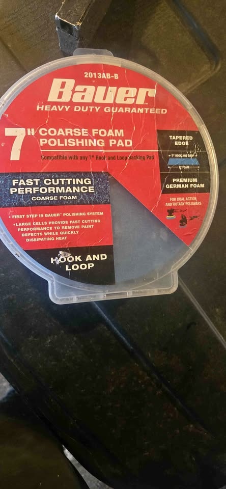 Bauer 7 in. Coarse Foam Polishing Pad🏆