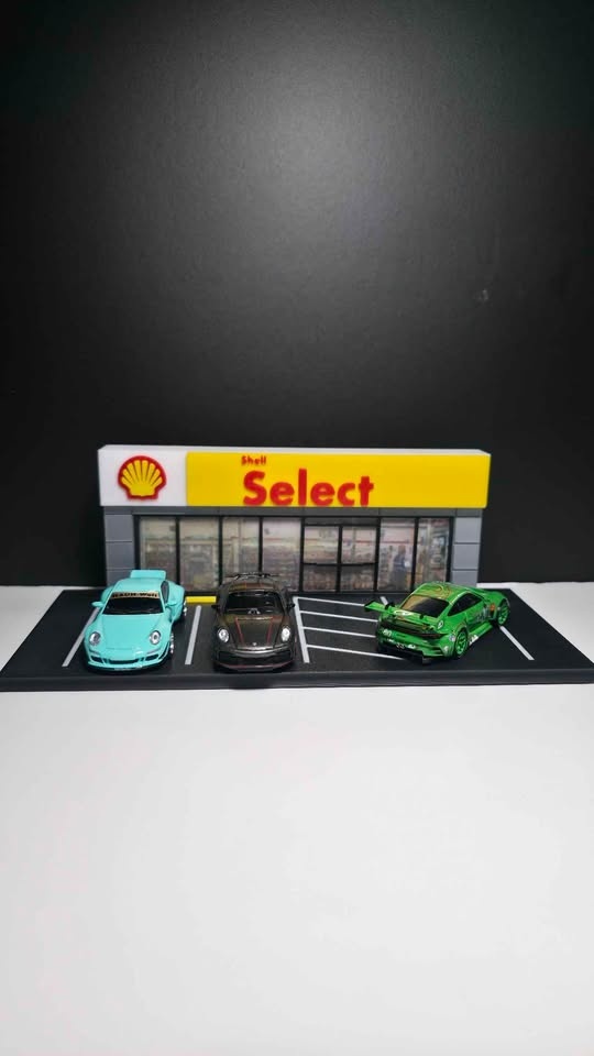 1:64 Shell Storefront Diorama for Hotwheels / Matchbox / Minigt - photo 2
