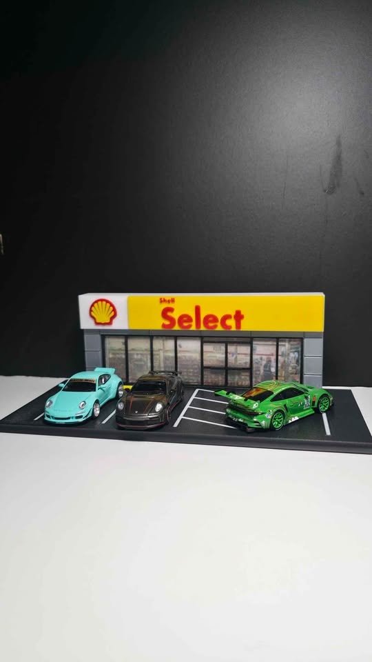 1:64 Shell Storefront Diorama for Hotwheels / Matchbox / Minigt - photo 3