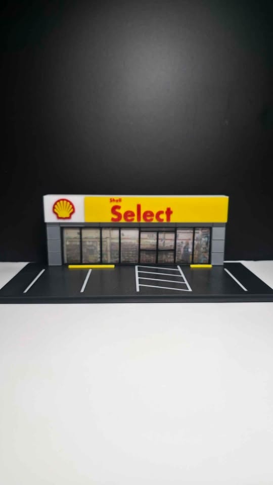 1:64 Shell Storefront Diorama for Hotwheels / Matchbox / Minigt - photo 5