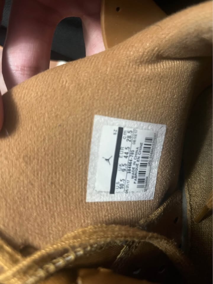 Jordan 6 Wheat (10.5 M) - photo 5