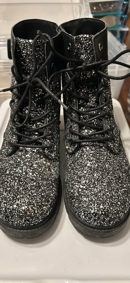 Michael Kors Glitter Boots Size 9