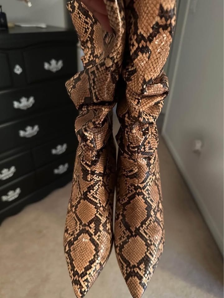 Shoedazzle Carlee Slouchy Stiletto Boot