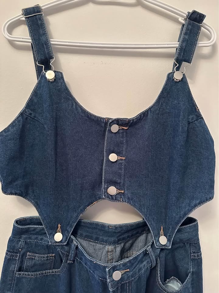 SHEIN Denim Overalls - photo 3