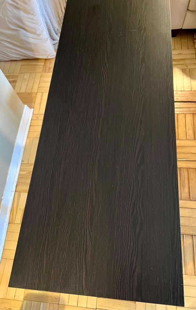 Ikea Black Desk with Built-in Shelving - photo 4