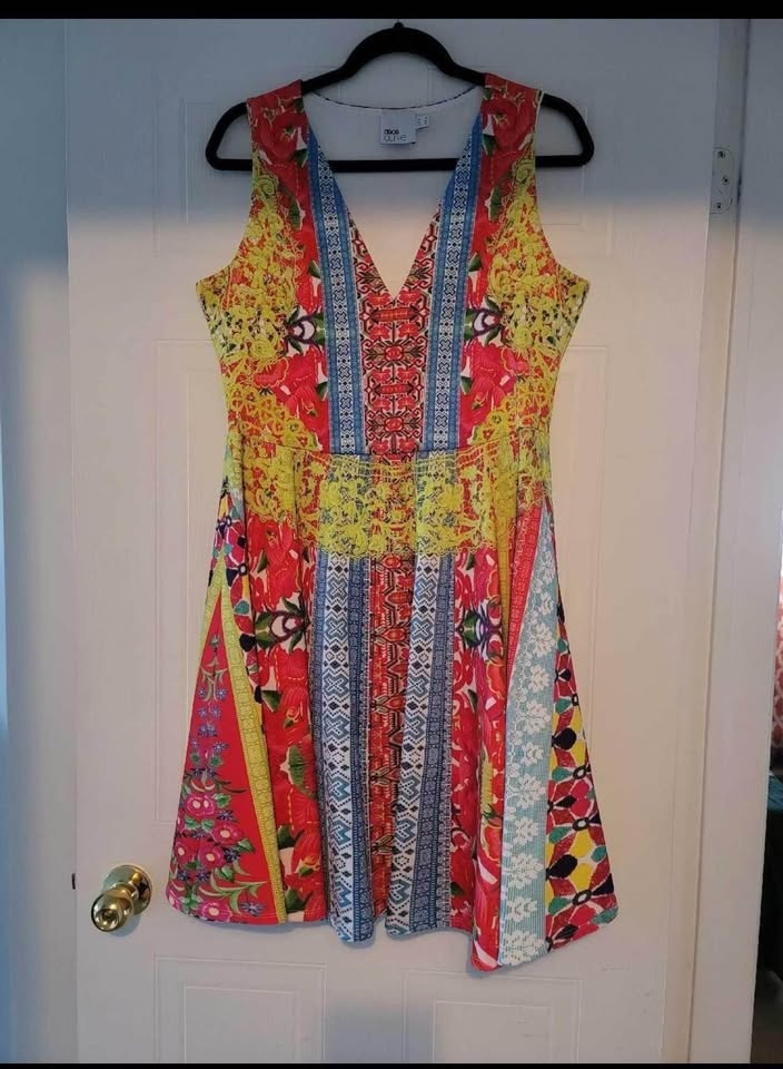 ASOS Curve A-line dress