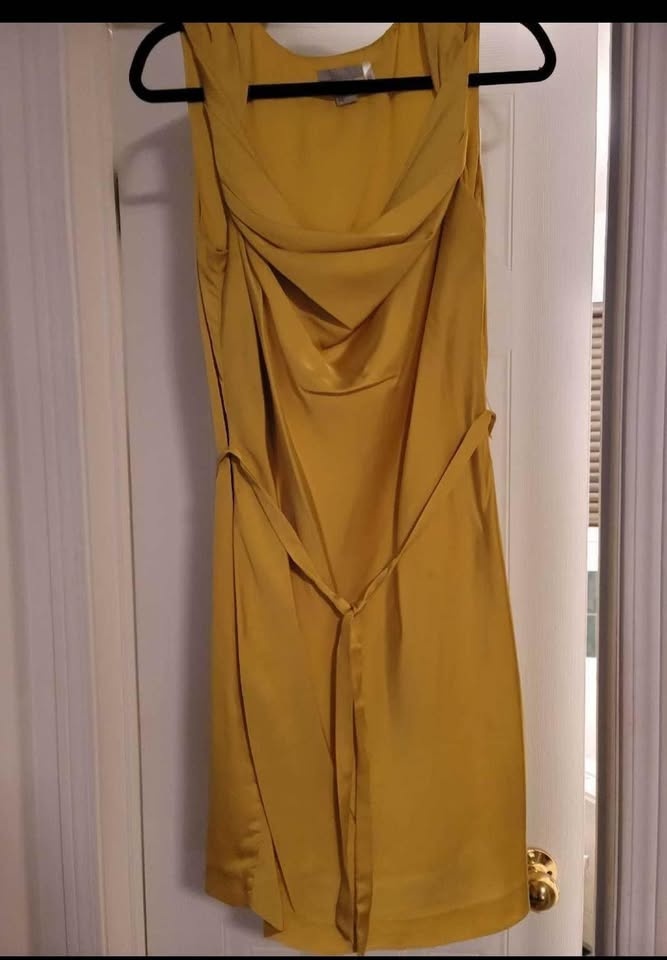 H+M satin dress