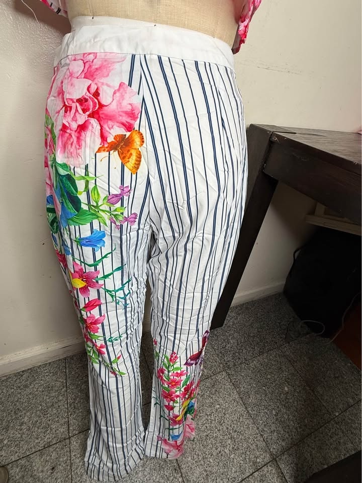 Floral Set - Palazzo Pants & Crop Top - photo 4