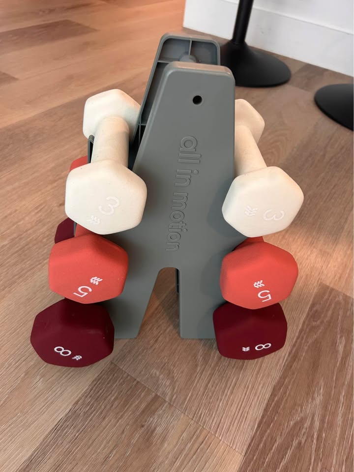 Set of weights and rack - photo 2