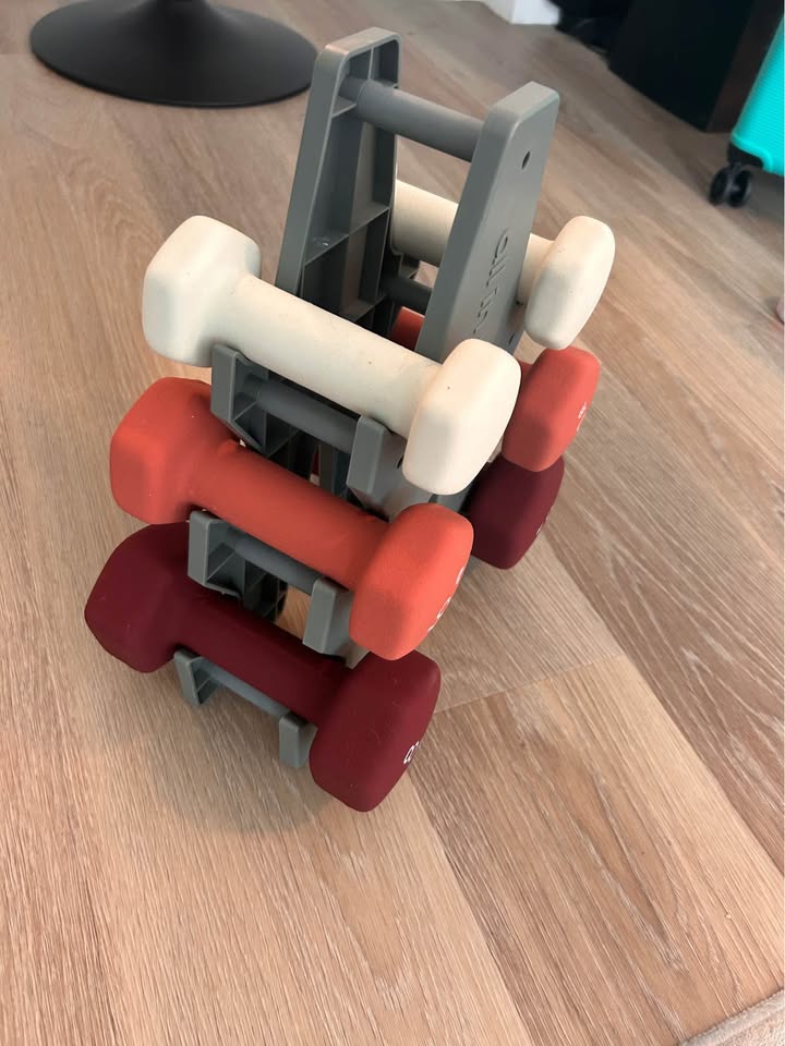 Set of weights and rack - photo 3