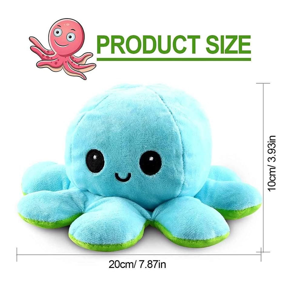 Octopus Plush Animal Reversible Octopus🏆