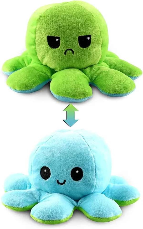 Octopus Plush Animal Reversible Octopus🏆 - photo 4