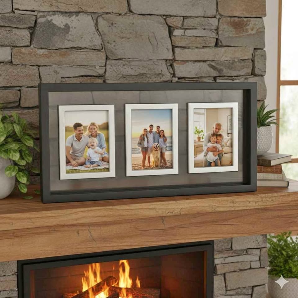 New 3 Slot Floating Window Photo Frame🏆