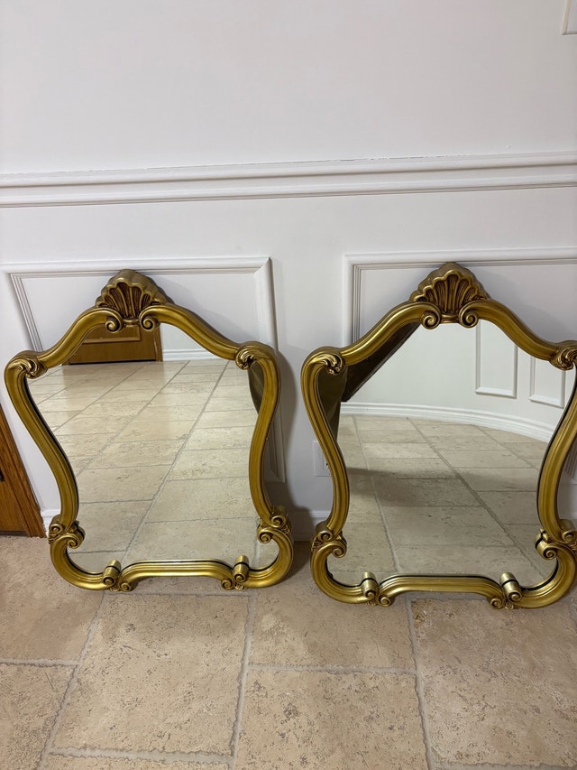 Two Wall Mirrors 34"@25"