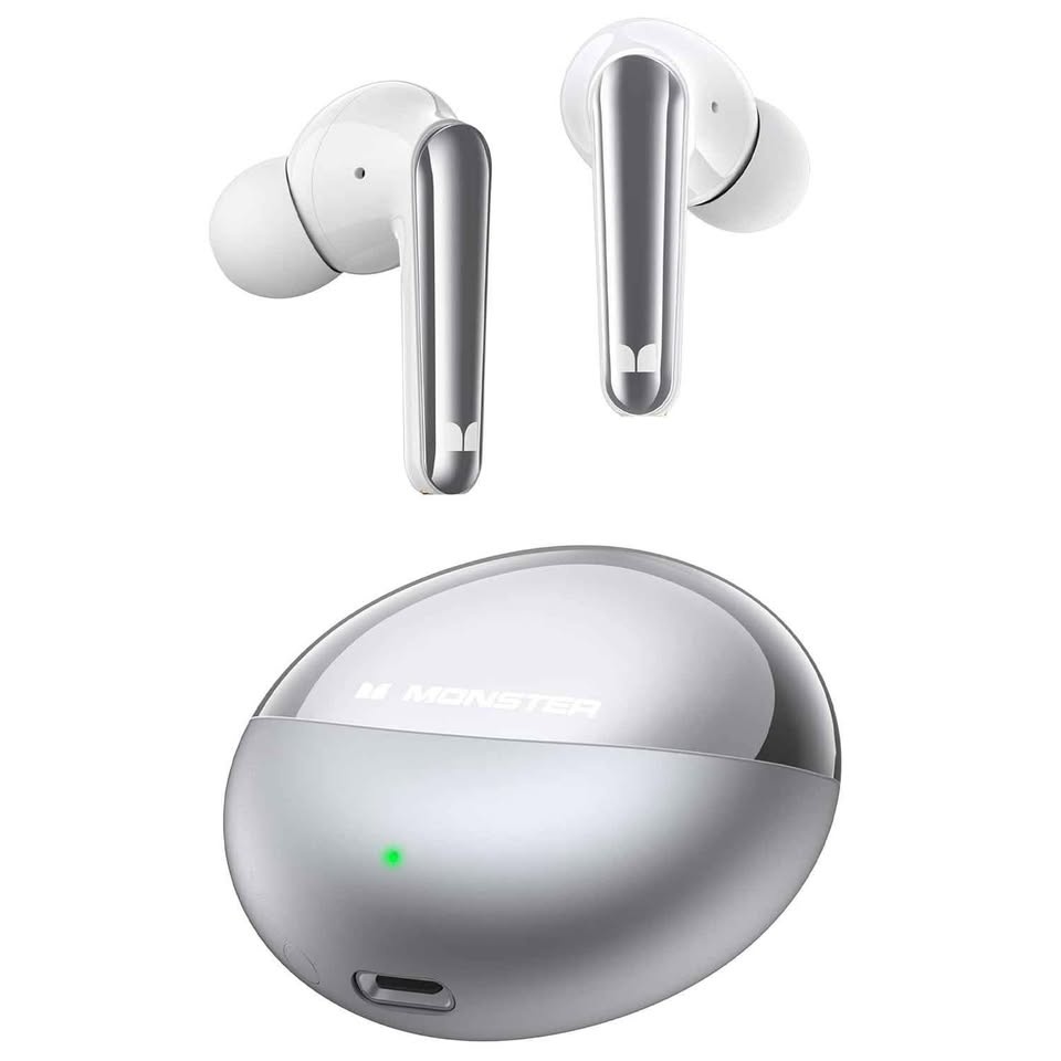 NEW Monster N-Lite 203 AirLinks Wireless Earbuds - White - photo 2