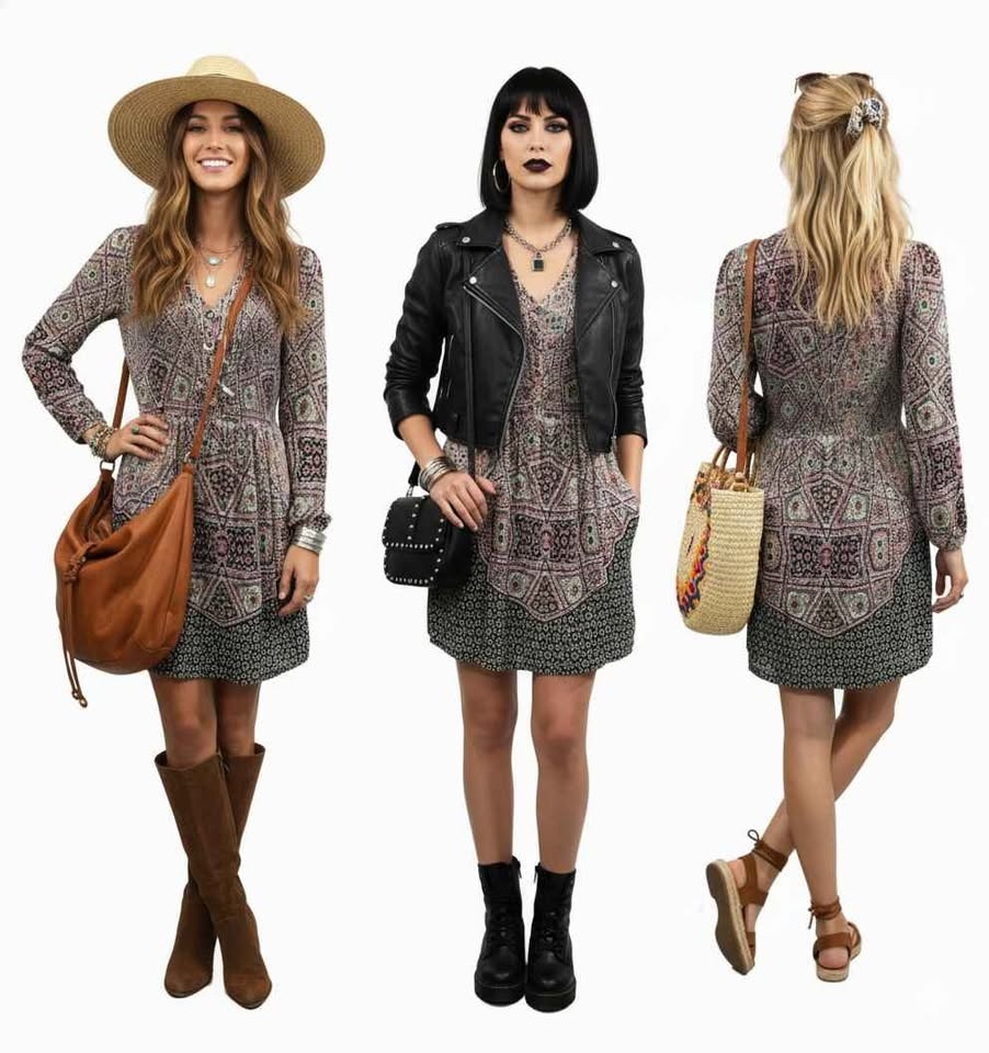 🏆  Anthropologie Maeve Tiled Amethyst Dress Size S - photo 4