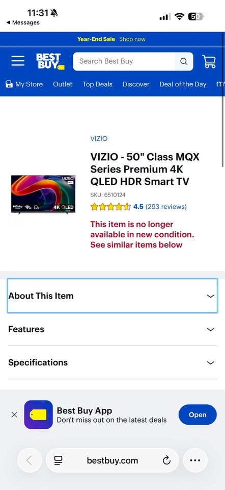 VIZIO 50" Class MQX Series Premium 4K QLED HDR Smart TV - photo 5