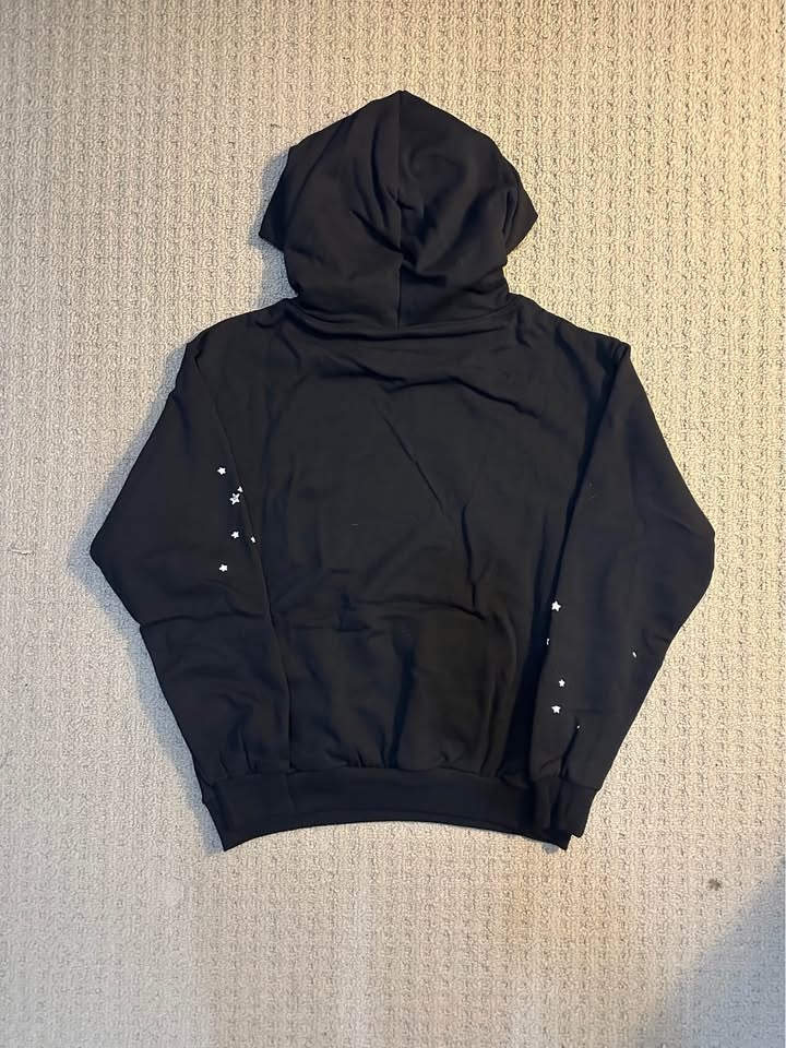 Black/White Sp5der Hoodie - photo 2