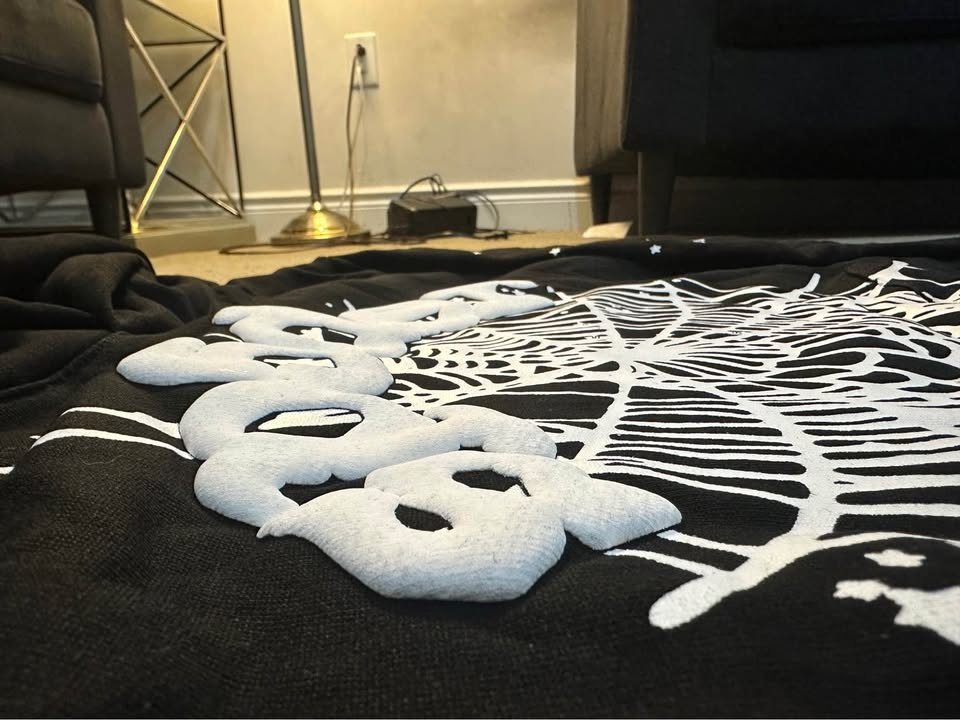 Black/White Sp5der Hoodie - photo 4
