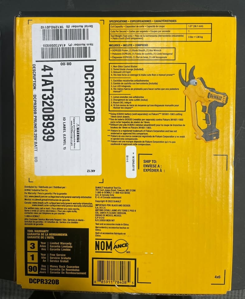 DEWALT 20V MAX Cordless Hand Pruner (Tool-Only) - photo 2